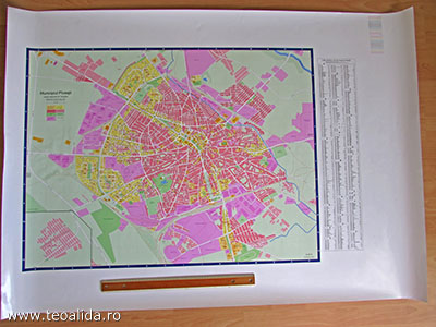 Harta de perete Ploiesti